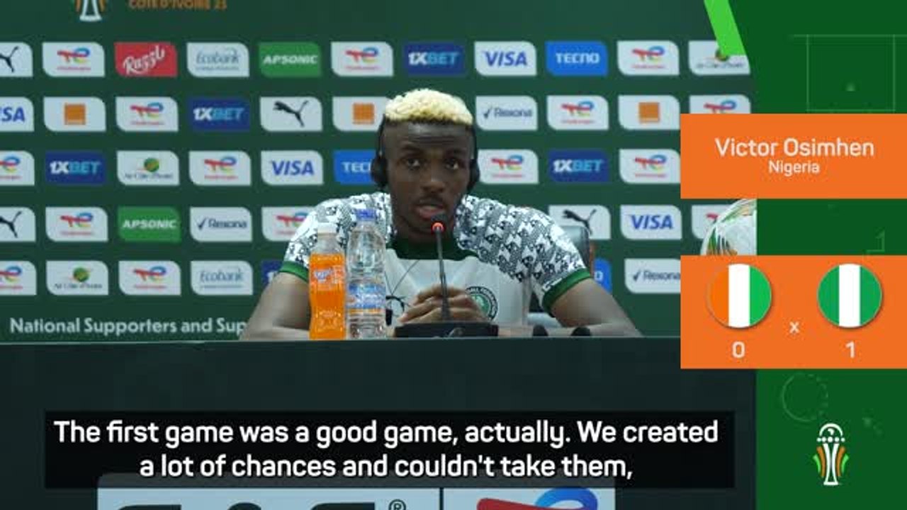 Nigeria's Osimhen enjoys 'statement' AFCON win over hosts Cote d'Ivoire