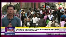 México: Confirman candidatos para las próximas elecciones presidenciales