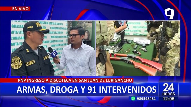 SJL: hallan drogas “Tusi” y “Éxtasis” en discoteca donde se intervino a 91 personas