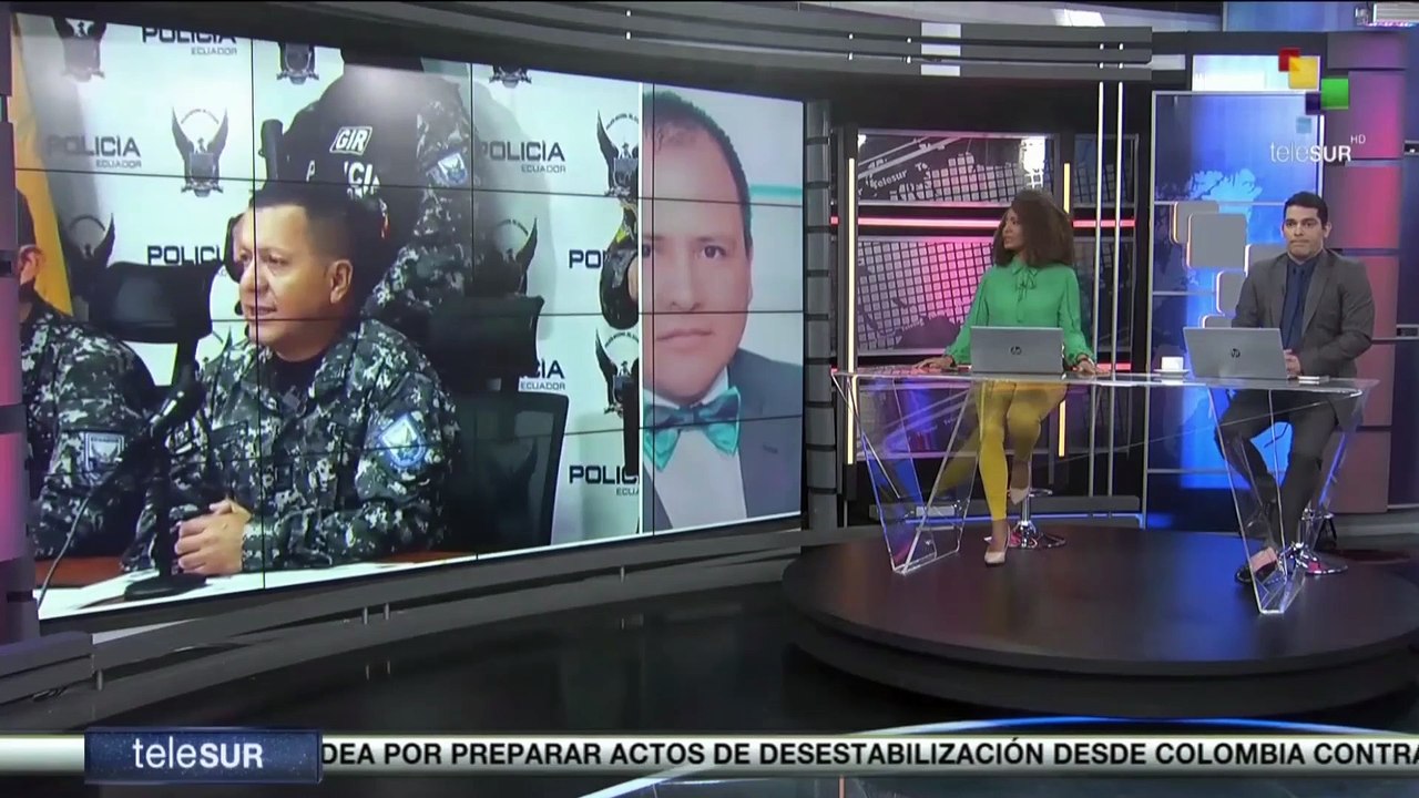 Policía de Ecuador ofreció detalles de las investigaciones del asesinato de un Fiscal