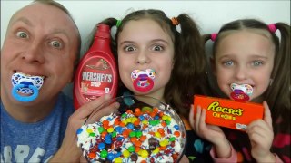 Bad Baby Giant Ice Cream Sundae Challenge Victoria Annabelle Toy Freaks Family