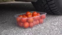 تجربة السيارة مقابل الطماطم Experience the car vs tomatoes