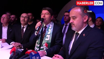 Adalet Bakanı Yılmaz Tunç, Alper Gezeravcı'nın uzay yolcuğunu Bursalı çocuklarla izledi