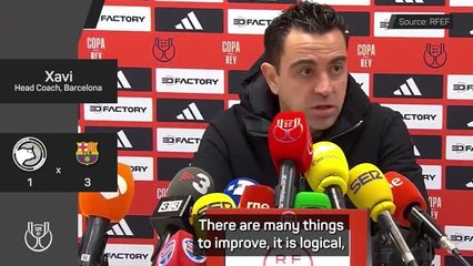 Xavi proud of Barcelona's fightback against Unionistas