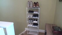 VOCKOT SMALL SHOE RACK STURDY SHOE SHELF STACKABLE SHOE ORGANIZER UNBOXING ASSEMBLY AND REVIEW