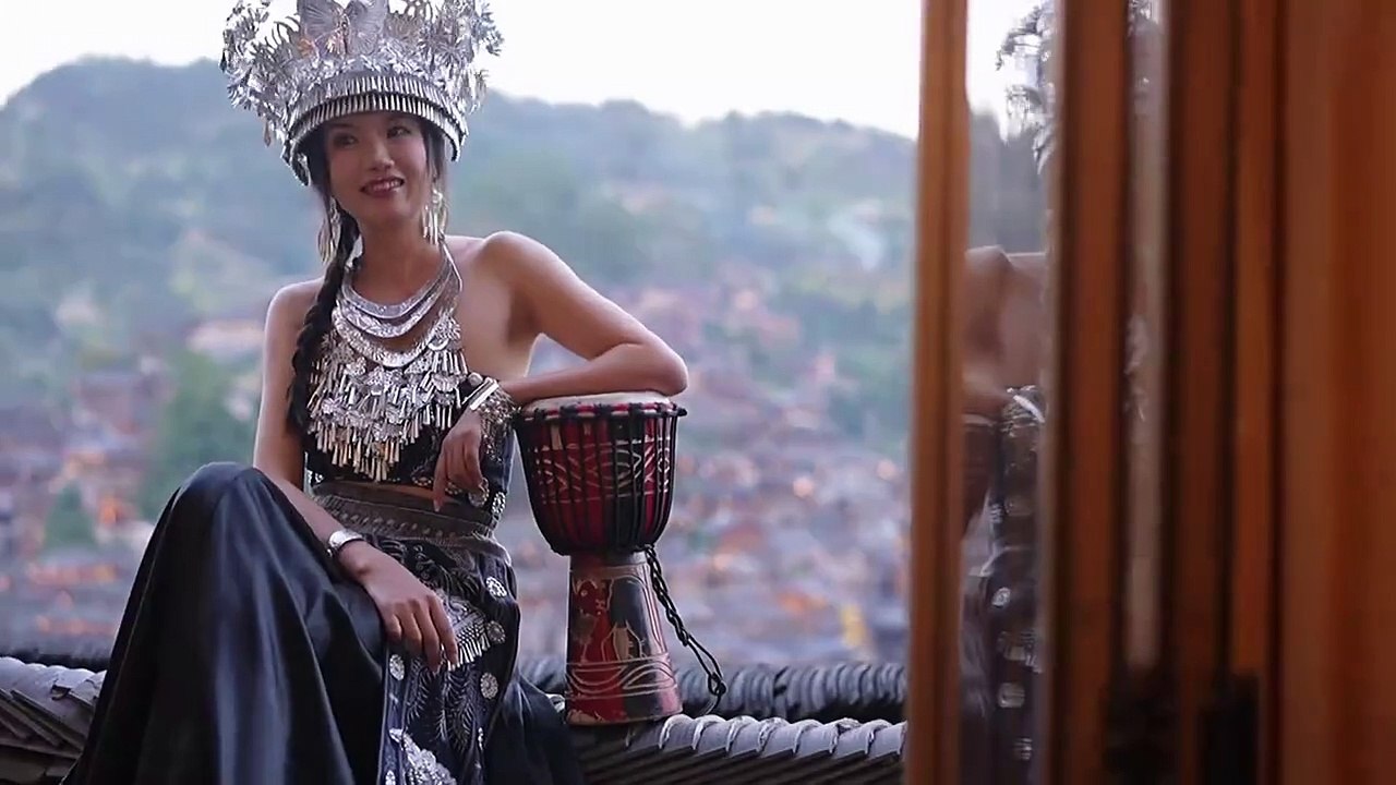 Put on Miao Ethnic Clothing and Transform Yourself in Guizhou's Xijiang Qianhu Miao Village.