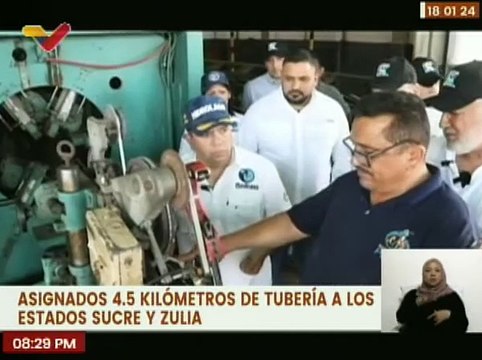 Zulia | 1x10 del Buen Gobierno comienza producción de tuberías PEAD con la Empresa Revinca