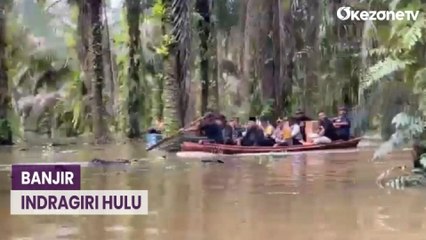 Banjir Merendam 86 Desa di Indragiri Hulu