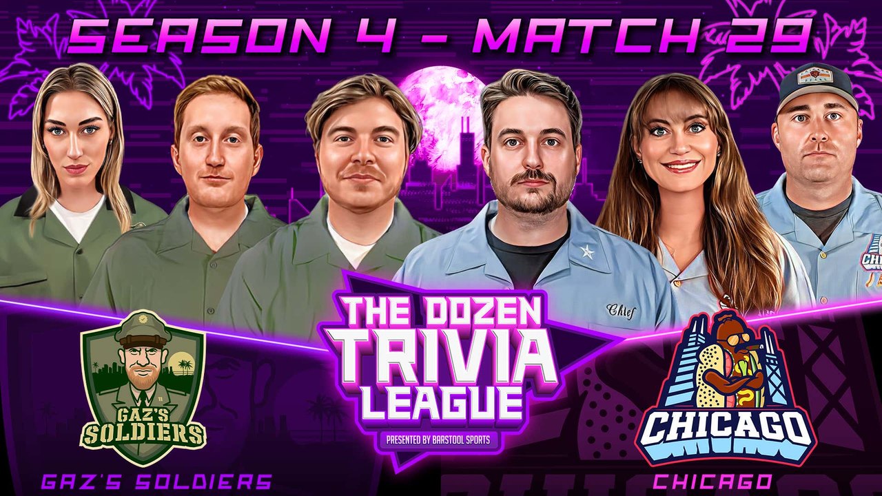 Chicago vs. Gaz's Soldiers | Match 29, Season 4 - The Dozen Trivia League