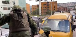 Fuerzas Militares patrullan calles de Quito