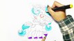 Menggambar, Melukis & Mewarnai Kuda Poni unicorn untuk Anak | Menggambar Mudah untuk Anak #1