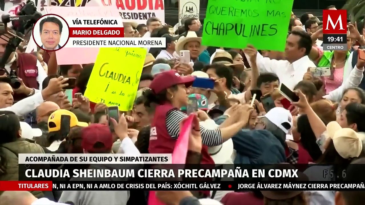 ¿Cuál es la opinión de Mario Delgado sobre el cierre de precampaña de Claudia Sheinbaum?