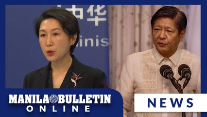 China justifies remark vs Marcos