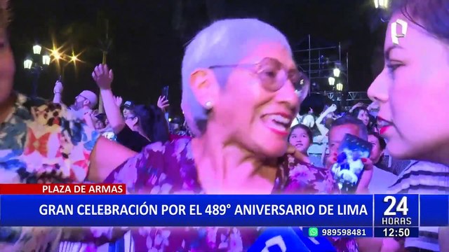 Así celebraron los limeños la serenata por el 489 aniversario de la capital