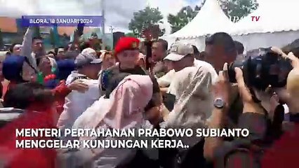 Menhan Prabowo Temui Para Petani di Blora, Bagikan Bantuan Holtikultura