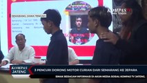 3 Pencuri Dorong Motor Curian dari Semarang ke Jepara