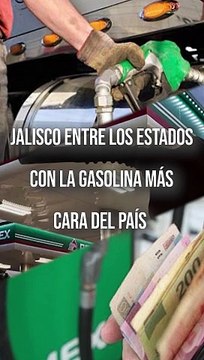 Jalisco es uno de los estados con el precio más alto en la venta de gasolina, así lo reveló un estudio avalado por Instituto de Información Estadística y Geografía #TuNotiReel