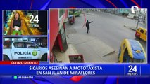 SJM: asesinan a mototaxista por presunto ajuste de cuentas