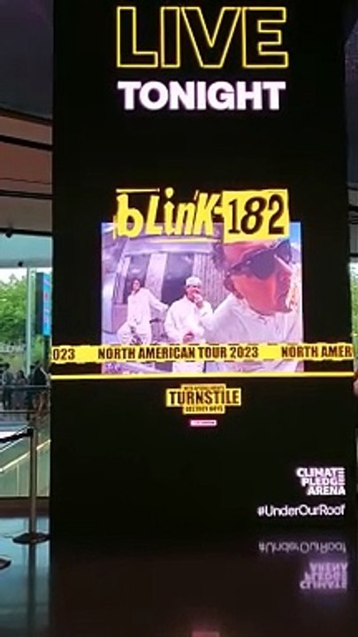 Blink 182 sign