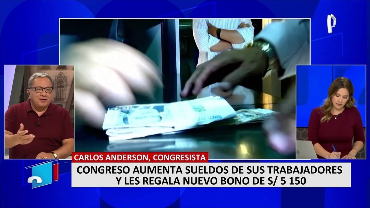 Carlos Anderson: "En el Congreso hay un despilfarro de los recursos del Estado"