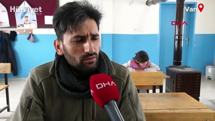 2 derslikli okulun tek öğrencisi... Hasret'in karne sevinci: Okuyup doktor olacağım