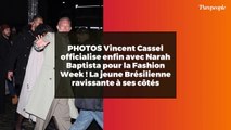 PHOTOS Vincent Cassel officialise enfin avec Narah Baptista pour la Fashion Week ! La jeune Brésilienne ravissante à ses côtés