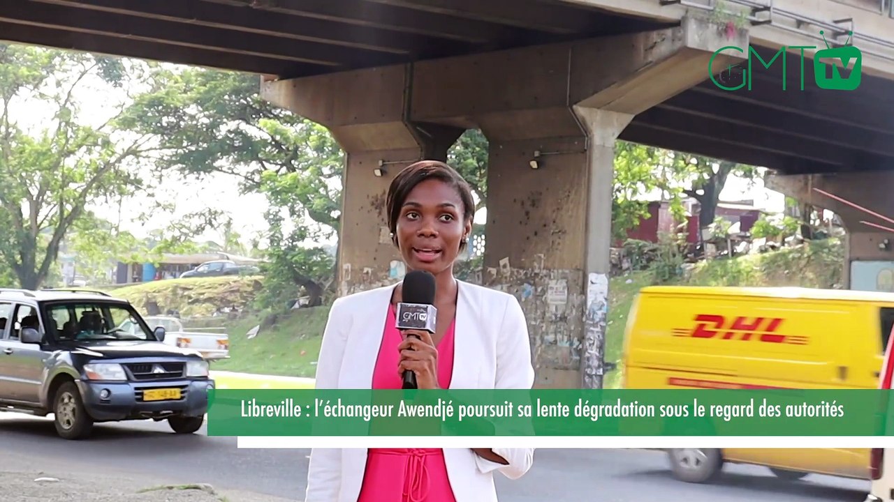 [#Reportage] Libreville : l’échangeur Awendjé poursuit sa lente dégradation sous le regard des autorités