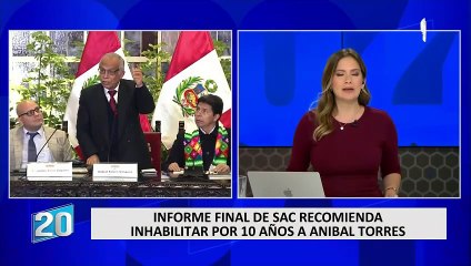 Aníbal Torres: informe final de la SAC recomienda inhabilitar por 10 años al expremier