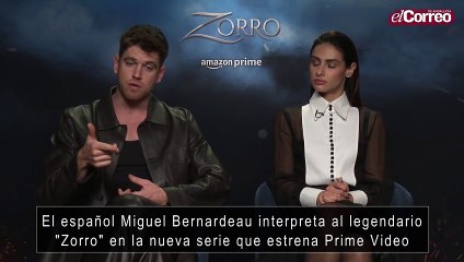 Miguel Bernardeau interpreta al nuevo "Zorro"