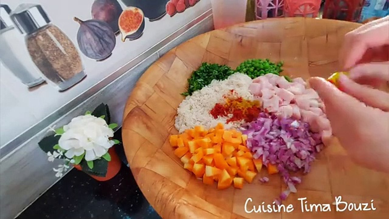 تحوسي على روز بنين هاد الأرز التونسي راح يعجبك بطريقة جد سهلة وبمكونات متوفرة في كل بيت بنييين