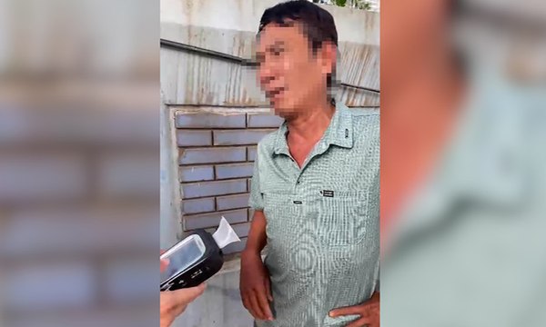 Tài xế lái xe chở học sinh vi phạm nồng độ cồn