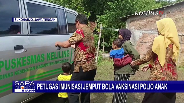 Capaian Sub Pekan Imunisasi NasionalPolio di Jateng Capai 56,6 Persen dari Target 95 Persen!