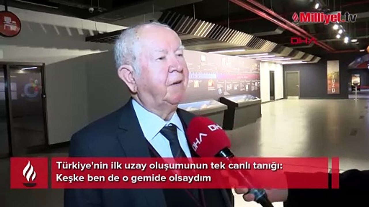 Türkiye'nin ilk uzay oluşumunun tek canlı tanığı: Keşke ben de o gemide olsaydım
