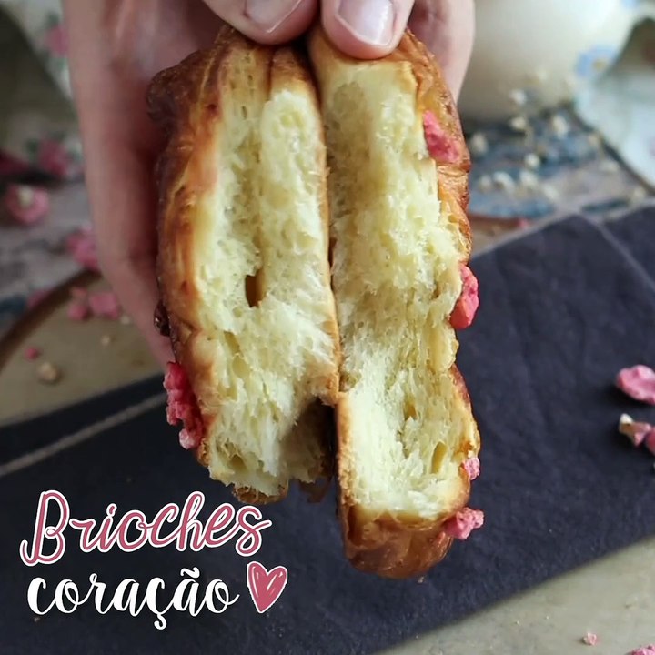 Extra weiche herzbrioches für den valentinstag