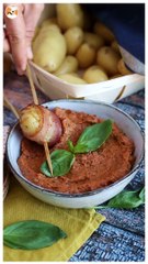 Sun-dried tomato and basil spread