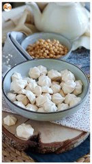 Vegan aquafaba meringues