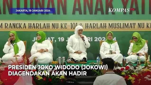 Kata Khofifah soal Kehadiran Jokowi di Harlah Muslimat NU