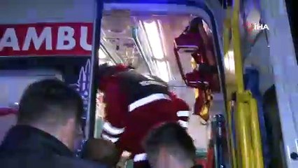 Ümraniye'de ahşap üretim merkezindeki yangında 1 kişi dumandan etkilendi