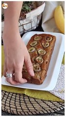 Bizcocho de plátano sin azúcar – banana bread