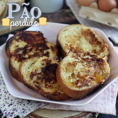 Rabanadas de pão - pão perdido - fatias douradas