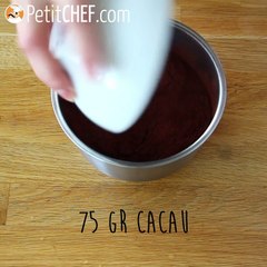 Cobertura espelhada de chocolate