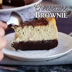 Cheesecake brownie, a combinação que deu certo!