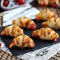 Mini croissants prosciutto e formaggio