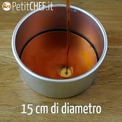 Torta flan alla vaniglia