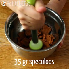 Dolce al cucchiaio con mascarpone e biscotti