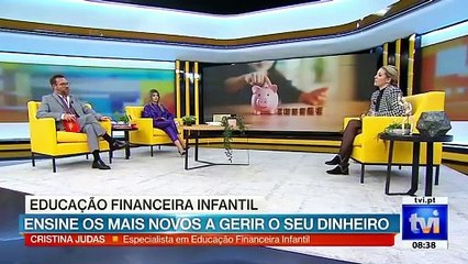 Reportagem "Educação  Financeira Infantil" - 19 Janeiro 2024 Jornal da manha TVI