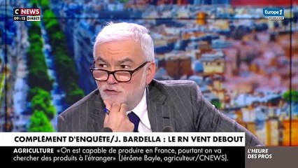 Pascal Praud réagit au Complément d'enquête sur Jordan Bardella