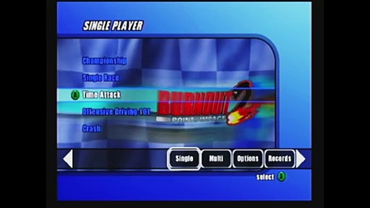Burnout 2 Gameplay   (Nintendo GameCube EasyCap Capture)