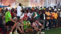 CAN 2023 : Ambiance au centre culturel Jacques Aka de Bouaké pendant le match Côte d'Ivoire-Nigéria