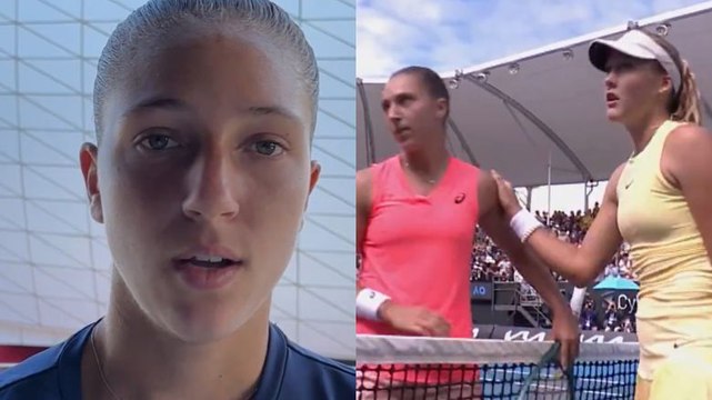 Open d'Australie 2024 - Diane Parry : Elle va être dure à encaisser cette défaite...